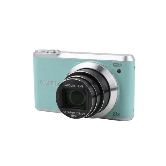 Samsung WB380F Digital Camera - (Mint Green) - Bundle (Tested+Works) - Picture 1 of 16
